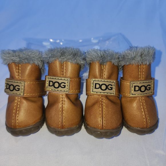 Dog Australia Boots Pet Antiskid Winter Paw Protectors 4-pcs Set - Picture 1 of 3